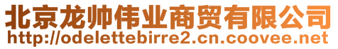 北京龍帥偉業(yè)商貿(mào)有限公司