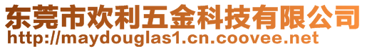 東莞市歡利五金科技有限公司