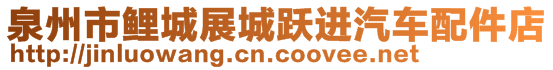 泉州市鯉城展城躍進汽車配件店