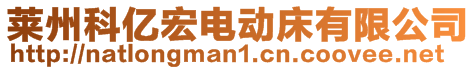 萊州科億宏電動床有限公司