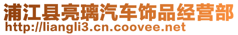 浦江縣亮璃汽車飾品經(jīng)營部