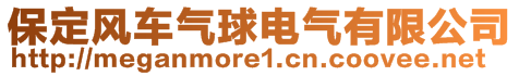 保定風車氣球電氣有限公司