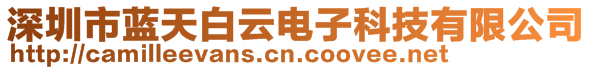 深圳市蓝天白云电子科技有限公司