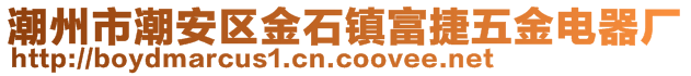 潮州市潮安區(qū)金石鎮(zhèn)富捷五金電器廠