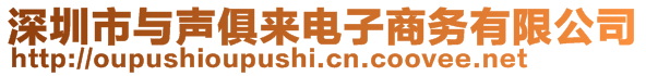 深圳市與聲俱來電子商務有限公司