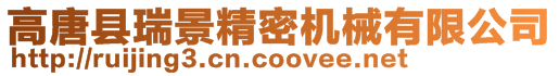 高唐縣瑞景精密機(jī)械有限公司