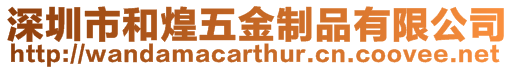 深圳市和煌五金制品有限公司