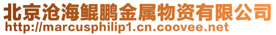北京滄海鯤鵬金屬物資有限公司