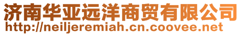 濟南華亞遠洋商貿有限公司