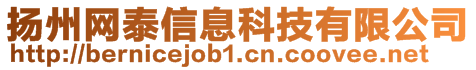 扬州网泰信息科技有限公司