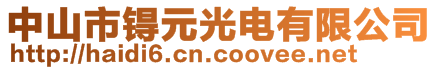 中山市锝元光电有限公司