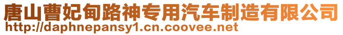 唐山曹妃甸路神专用汽车制造有限公司