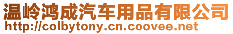 溫嶺鴻成汽車用品有限公司