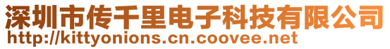 深圳市傳千里電子科技有限公司