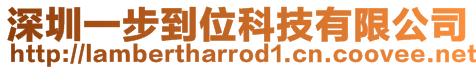 深圳一步到位科技有限公司