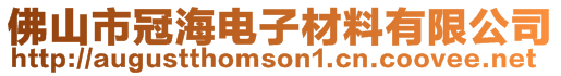 佛山市冠海電子材料有限公司