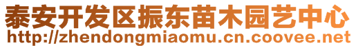 泰安開發(fā)區(qū)振東苗木園藝中心