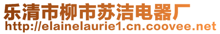 樂(lè)清市柳市蘇潔電器廠