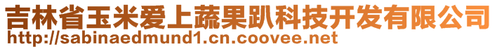 吉林省玉米愛(ài)上蔬果趴科技開(kāi)發(fā)有限公司