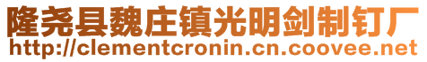 隆堯縣魏莊鎮光明劍制釘廠