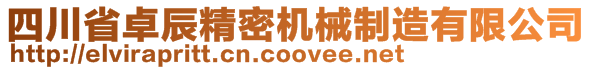 四川省卓辰精密機(jī)械制造有限公司