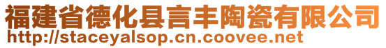 福建省德化縣言豐陶瓷有限公司