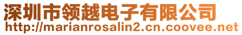 深圳市領(lǐng)越電子有限公司