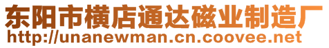 東陽市橫店通達磁業(yè)制造廠