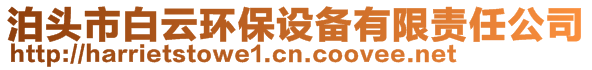泊頭市白云環(huán)保設(shè)備有限責(zé)任公司