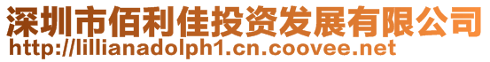 深圳市佰利佳投资发展有限公司