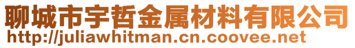 聊城市宇哲金屬材料有限公司