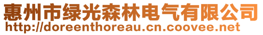 惠州市綠光森林電氣有限公司