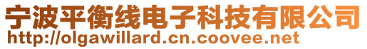 寧波平衡線電子科技有限公司