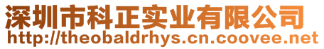 深圳市科正實業有限公司