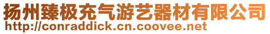 揚(yáng)州臻極充氣游藝器材有限公司