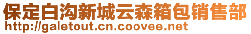 保定白溝新城云森箱包銷售部