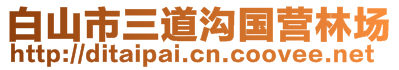 白山市三道溝國營林場