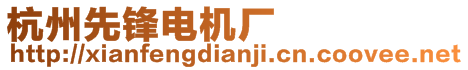 杭州先鋒電機(jī)廠