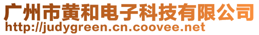 廣州市黃和電子科技有限公司