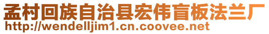 孟村回族自治縣宏偉盲板法蘭廠