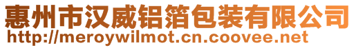 惠州市漢威鋁箔包裝有限公司