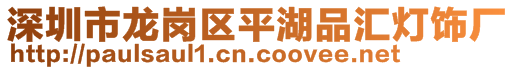 深圳市龍崗區(qū)平湖品匯燈飾廠