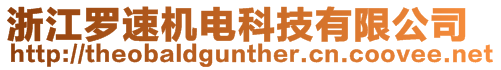 浙江羅速機(jī)電科技有限公司