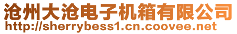 滄州大滄電子機(jī)箱有限公司