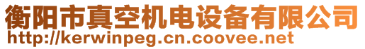 衡陽市真空機電設備有限公司