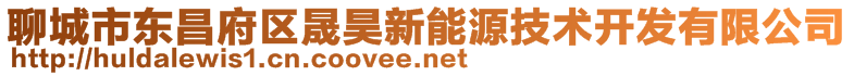 聊城市东昌府区晟昊新能源技术开发有限公司