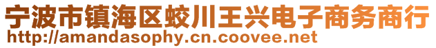 寧波市鎮(zhèn)海區(qū)蛟川王興電子商務(wù)商行