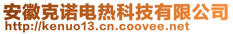 安徽克諾電熱科技有限公司