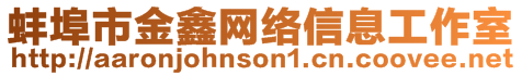 蚌埠市金鑫網絡信息工作室