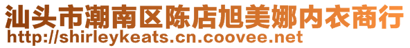 汕頭市潮南區(qū)陳店旭美娜內(nèi)衣商行